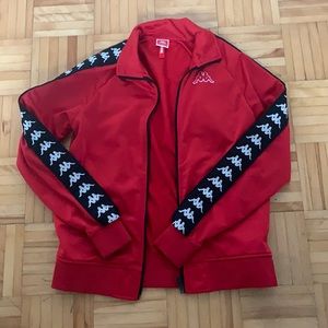 Kappa red track vest
